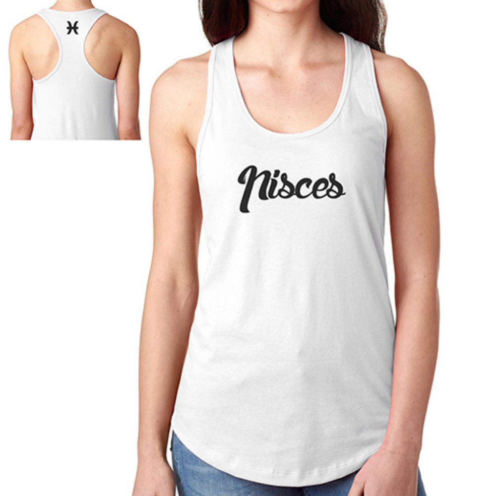 PISCES Zodiac Racerback Tank